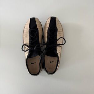 Women’s Nike Air Superfly sneakers in the Linen/Black colorway Size US 8